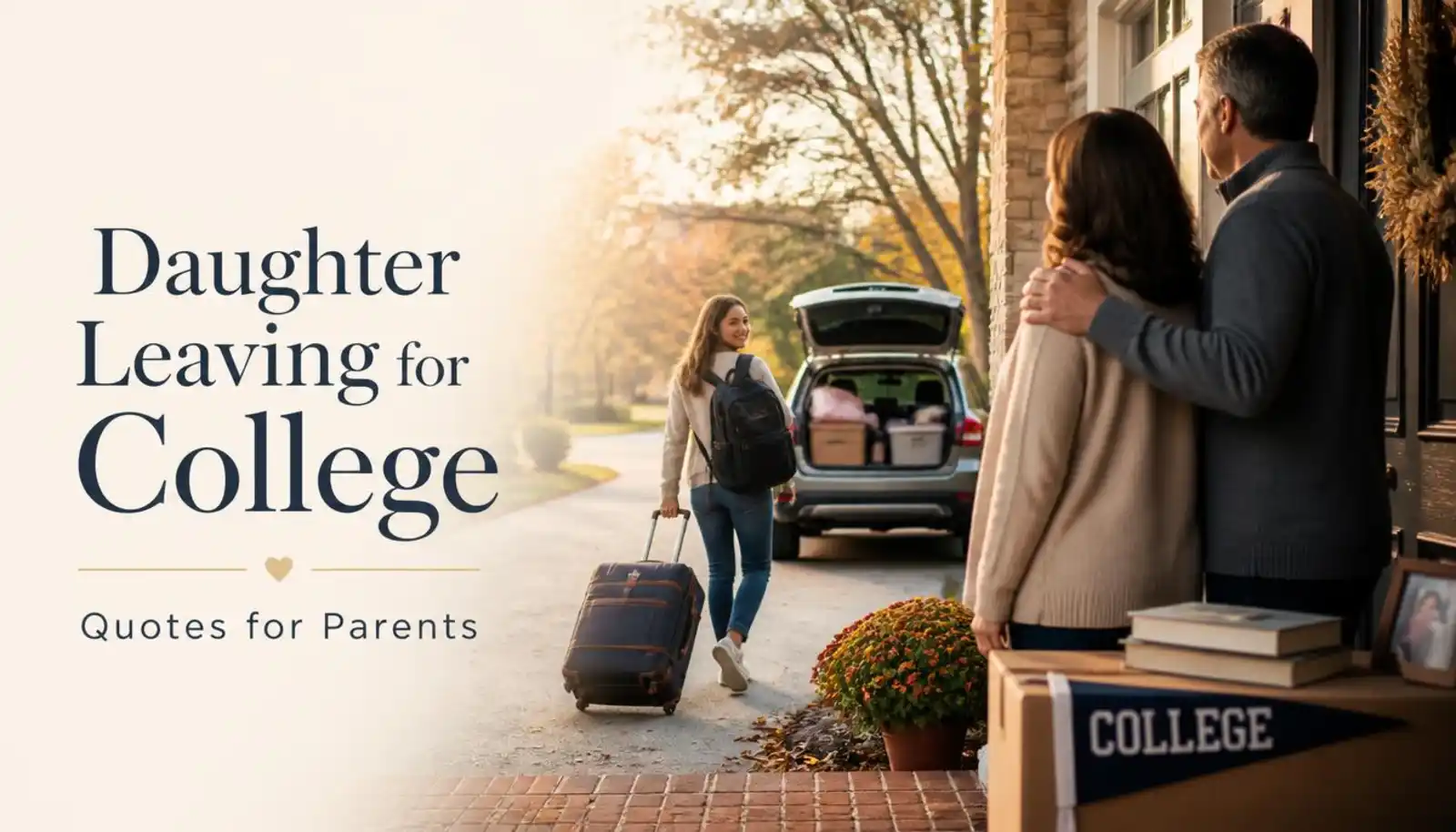 Daughter Leaving for College Quotes for Parents