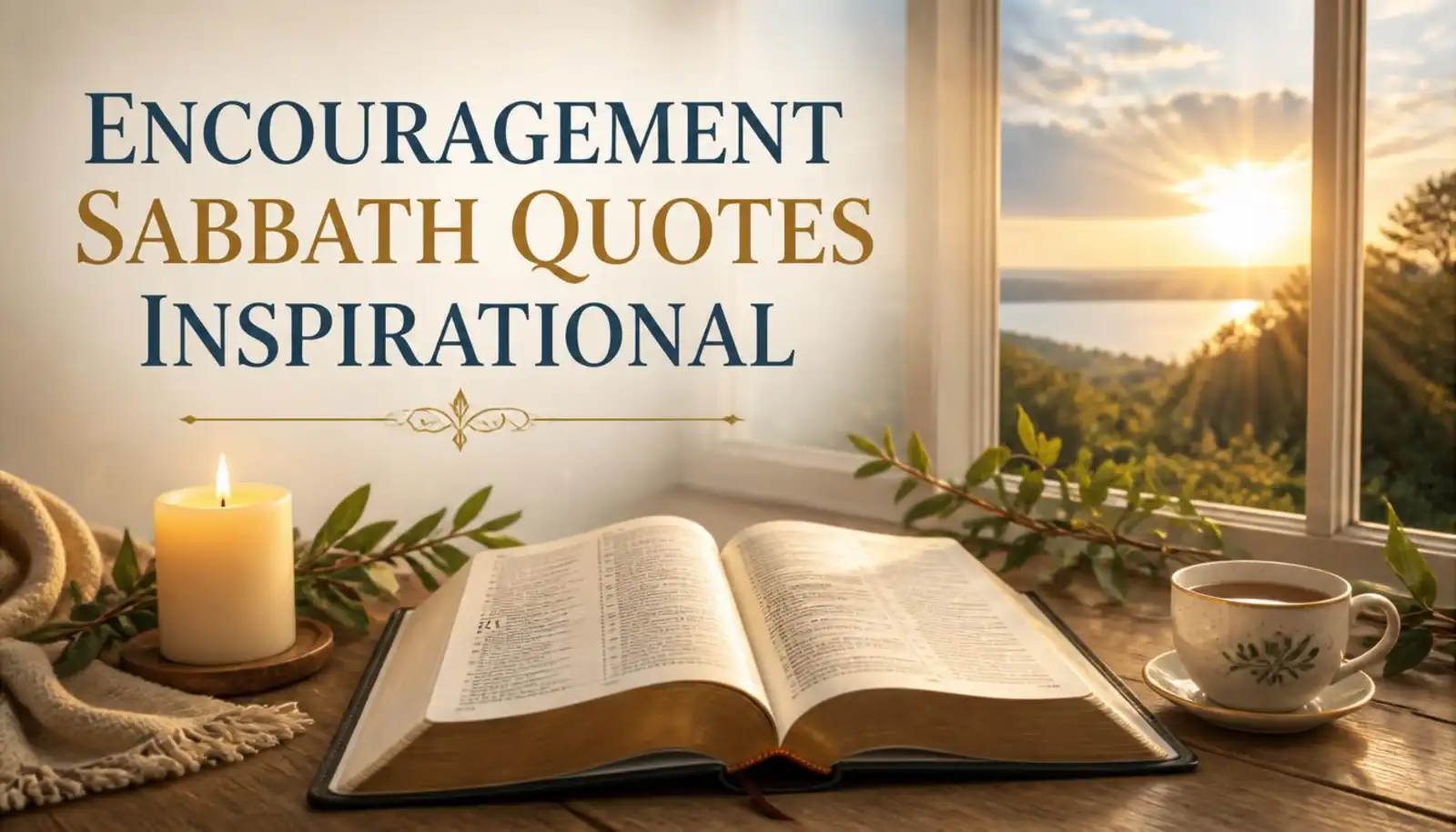 Encouragement Sabbath Quotes Inspirational