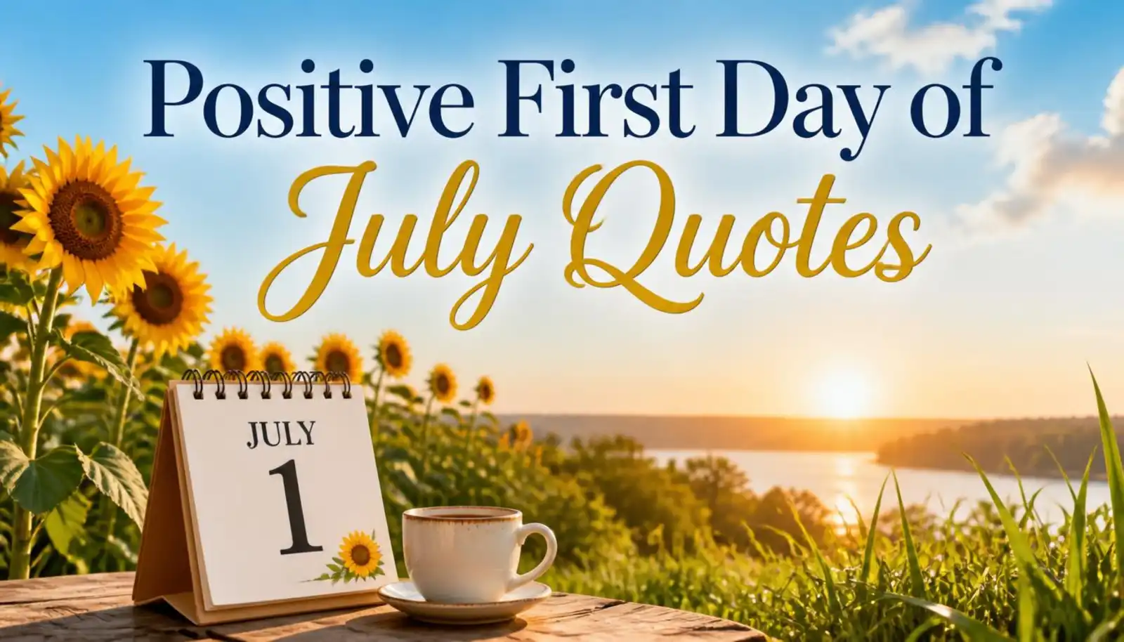 positive first day of july quotes